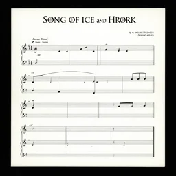 song of ice and fire, sheet music, pdf, free download