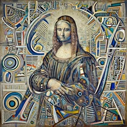 the most beautiful scene, an abstract painting by by leonardo da vinci