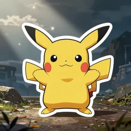 cute miss mascot chovsourir chovsourir woobat pokemon sticker art, cronobreaker, beeple game icon