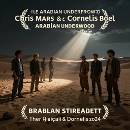 the arabian underworld, by chris mars and cornelis boel, beksinski, ross tran, jordan grimme, r darren quach, ilya repin