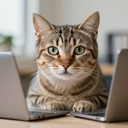 a business cat