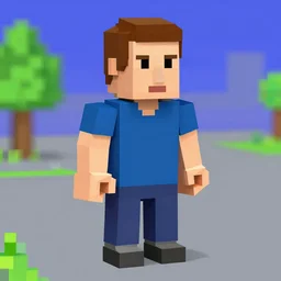 mark zuckerberg as low poly game character in ps 1 game