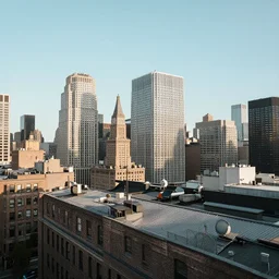 city rooftop