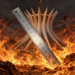ruler of chaos invading brasilia in flames, concept art, digital painting, trending on artstation, deviantart, epic composition, extremely detailed, ambient lighting, masterpiece, sharp focus, octane render