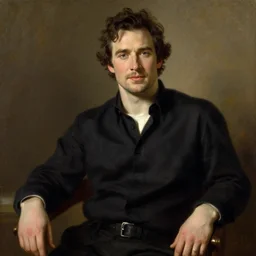 herry cavill, attractive male, painting by john william waterhouse
