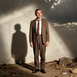 Archival photo of Mr Bean defecting to the Soviets