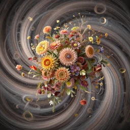 a beautiful amazing art of flora addict out of curl noise splines by tom haugomat, serena malyon, maxim shirkov, alex pogrebniak and robin gundersen, trending on artstation, featured on behance, vision of chaos, octane render