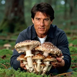 meme with tom cruise about mushrooms