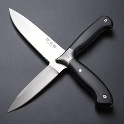 A product photo of a knife, highly detailed