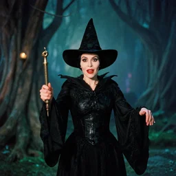 wicked witch of the west, color film,