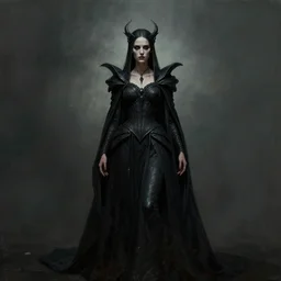 portrait, dark soul queen, landscape, alex ross, david finch, concept art, matte painting, highly detailed, rule of thirds, dynamic lighting, cinematic, detailed, denoised, centerd