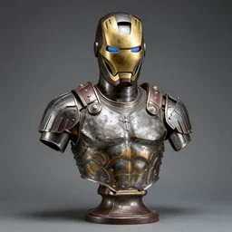 roman empire artifacts, iron - man bust armor from 1 5 9 0, hellenistic stylings mixed with roman contemporary soldier design