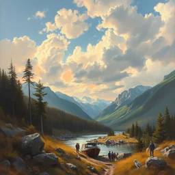 a beautiful painting by james gurney