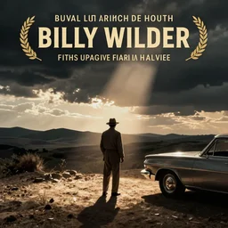 Cinematic concept art from the new Billy Wilder film