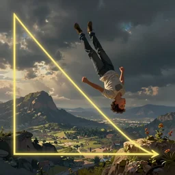 somersault by disney concept artists, blunt borders, golden ratio
