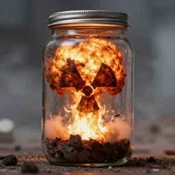 nuclear explosion in a jar