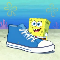 spongebob square shoe