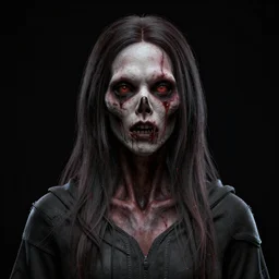 a portrait of true terror, concept art, trending on artstation, 4k, 3D, black background.
