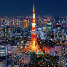 neon city of tokyo japan, illustration painting, intricate, detailed illustration, hd, digital art, overdetailed art, concept art, complementing colors, detailed, illustration painting by leonardo da vinci, digital art, overdetailed art, concept art, complementing colors rendered by beeple, syd meade,