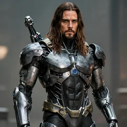 jared leto as cyborg, justice league, realistic, detailed,