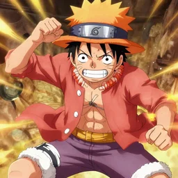 luffy in naruto