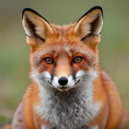 a beautiful detailed surreal fox, hiperrealism by ellen jewett