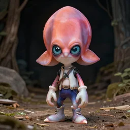 hyper realistic squidword, illustrated by greg, portrait photography