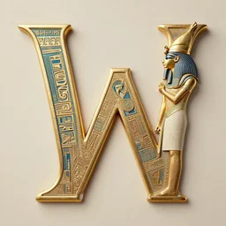 kaper mihotep in capital egyptian style ornamented letters