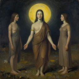 surreal painting of a spiritual experience