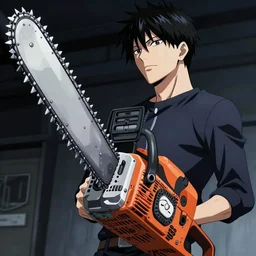 chainsaw man by tatsuki fujimoto ultra realistic, dramatic contrast lighting, intricate details,