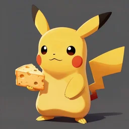 a portrait of a cyberpunk pikachu holding a cheese, cyberpunk!, fantasy, elegant, digital painting, artstation, concept art, matte, sharp focus, illustration, art by josan gonzalez