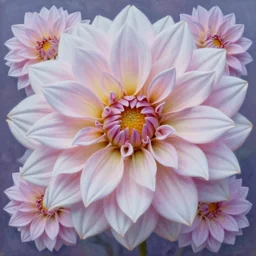 mesmerizing barroque dahlia postpaintingsphotography flower garden hyperrealistpainting florihaeckelfractal flowers blossomy ethereal porcelain