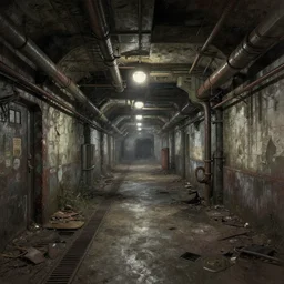 apocalypstic abandoned subway station, concept art, trending on artstation, wlop, ross draws, digital painting, mixed media, intricate details, volumetric lighting,