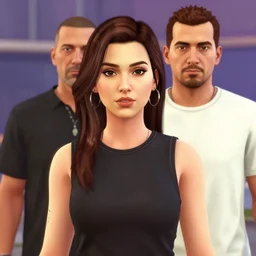 highly detailed portrait of young alexandra dadarrio in gta v, stephen bliss, unreal engine, fantasy art by greg rutkowski, loish, rhads, ferdinand knab, makoto shinkai and lois van baarle, ilya kuvshinov, rossdraws, tom bagshaw, global illumination, radiant light, detailed and intricate environment