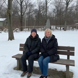 it's a cool place and they say it gets colder you're bundled up now, wait'til you get older
