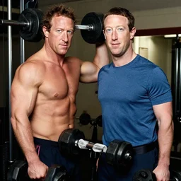 a photo of Mark Zuckerberg after using steroids and pumping iron for 6 years, by Annie Leibowitz