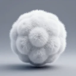 fluffy white 3 d mandelbulb