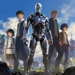 hero world terminator dark fate, behance hd by jesper ejsing, by rhads, makoto shinkai and lois van baarle, ilya kuvshinov, rossdraws global illumination