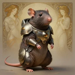a anthropomorphic dog rat wearing scifi armor with light, diffuse lighting, fantasy, intricate, elegant, highly detailed, lifelike, photorealistic, digital painting, artstation, illustration, concept art, smooth, sharp focus, art by john collier and albert aublet and krenz cushart and artem demura and alphonse mucha