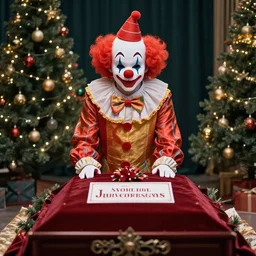 a funeral for clowns on christmas