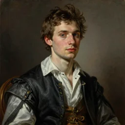portrait of twink handsome guy, ultra detailed, rusian, belarusian, german, top model, beautiful, by greg hildebrandt fancy rococo baroque oil painting high quality with clothes