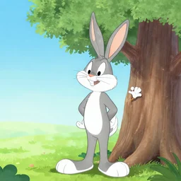 bugs bunny as a tree