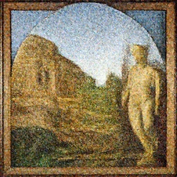 artwork of a building and humanoid in a nice scenery by fra angelico,
