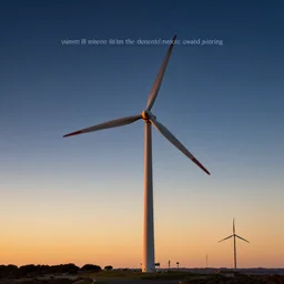 “ sunset windmill with meteor shower in the background, cinematic, award winning ”