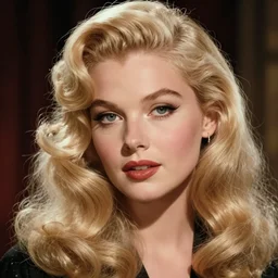 stunning award - winning portrait by sarah moon of a beautiful young feminine blonde woman with delicate features. vintage hollywood glamour. long shiny wavy glam hair. retro hollywood curls. fashion makeup. vogue. fashion photography. sharp focus. canon 5 0 mm.