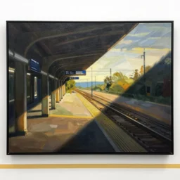 etobicoke islington station painting by jeremy mann