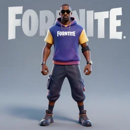 kanye in fortnite concept