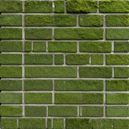 mossy brick, painted repeating tiling texture