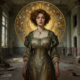 perfectly - centered - portrait of a beautiful lady in abandoned asylum, intricate, highly detailed, digital painting, artstation, concept art, smooth, sharp focus, illustration, unreal engine 5, 8 k, art by artgerm and greg rutkowski and alphonse mucha