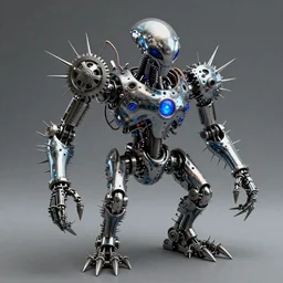 Ferrofluid, evil nanobot, organic liquid metal, alien bioweapon, generative technology, mechanical morph engine, gears of death, conspiracy theory, spikes, pins, needles, thorns, nails